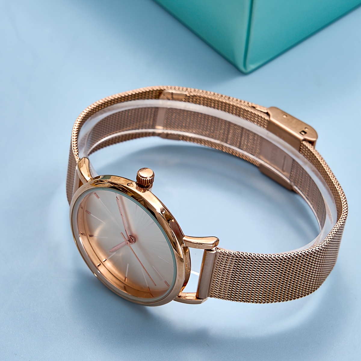 Women's Watch Shiny Fashion Quartz Watch Analog Stainless Steel Wrist Watch For Daily Life